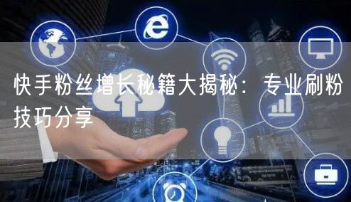 快手粉丝增长秘籍大揭秘：专业刷粉技巧分享